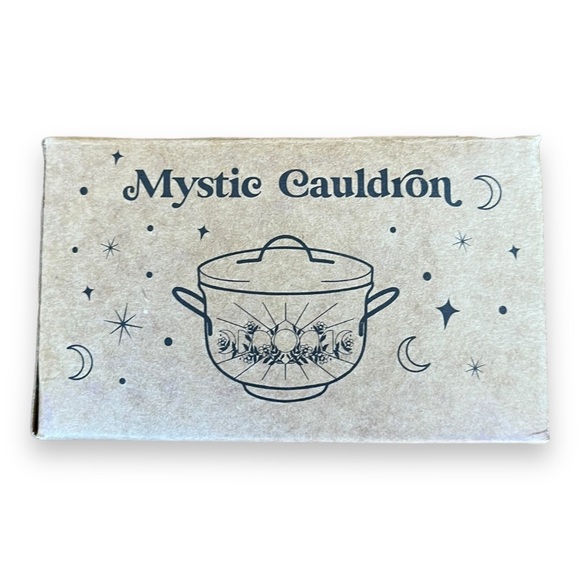 Goddess Provisions Mystic Cauldron Black and White Enamel Iron Fun Print - Picture 11 of 16